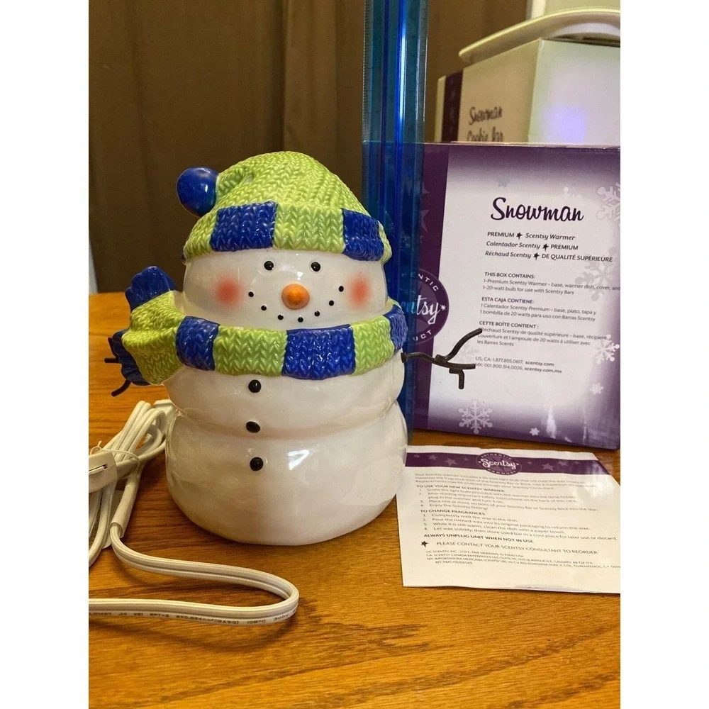 Snowman Scentsy Warmer Cookie Jar Collection Retired‎